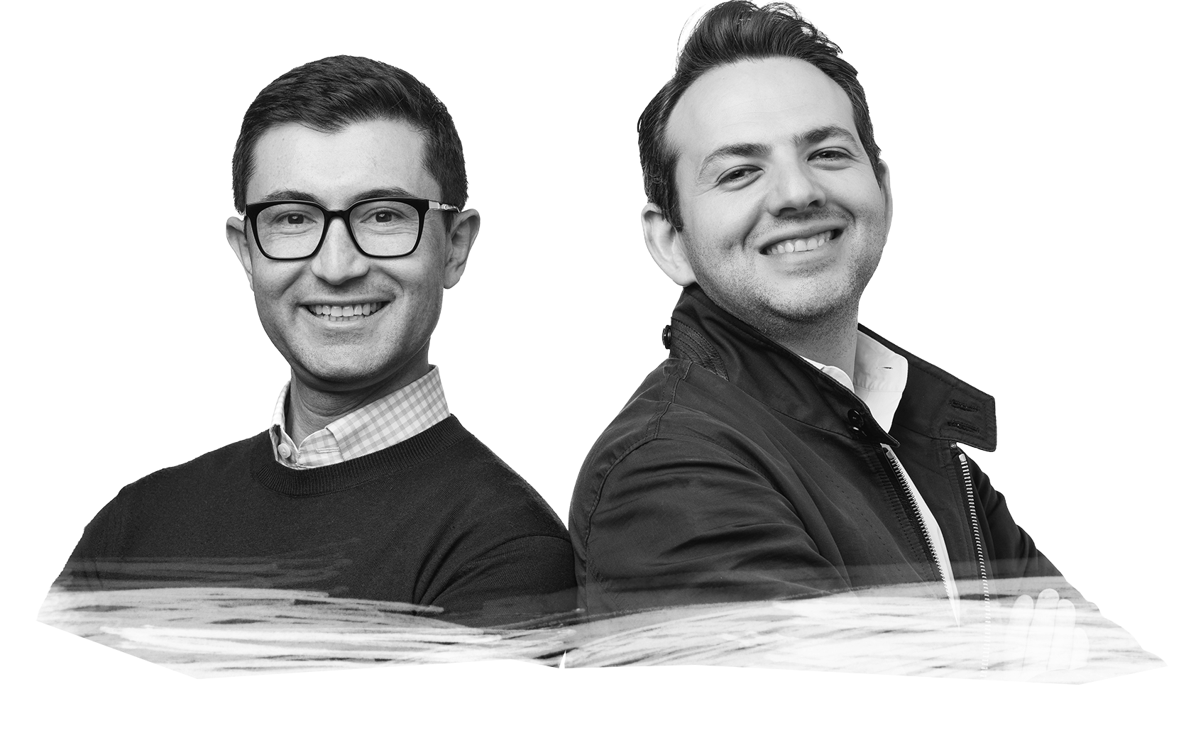 Alex Yakubovich and Stan Garber